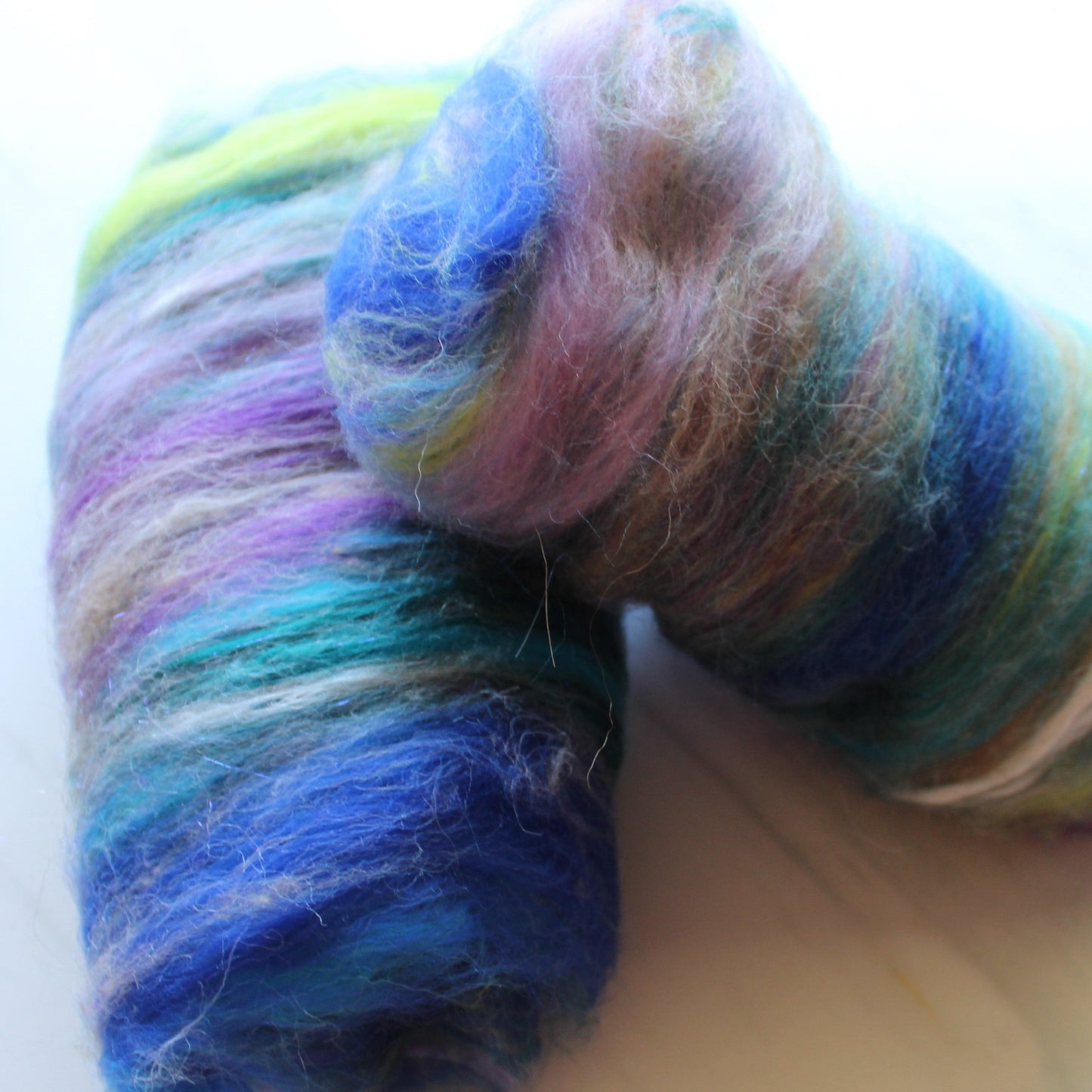 FAR HORIZONS Art Batts to Spin and Felt - Purple Lamb