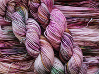 FIELD OF LAVENDER Hand-Dyed Yarn on Squoosh DK - Purple Lamb