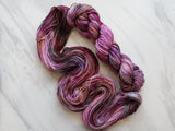 FIELD OF LAVENDER Hand-Dyed Yarn on Squoosh DK - Purple Lamb