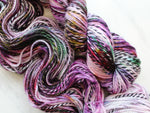 FIELD OF LAVENDER Indie-Dyed Yarn on Stained Glass DK - Purple Lamb