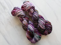 FIELD OF LAVENDER Indie-Dyed Yarn on Stained Glass DK - Purple Lamb