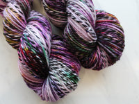 FIELD OF LAVENDER Indie-Dyed Yarn on Stained Glass DK - Purple Lamb