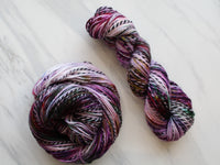 FIELD OF LAVENDER Indie-Dyed Yarn on Stained Glass DK - Purple Lamb