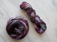 FIELD OF LAVENDER Indie-Dyed Yarn on Stained Glass DK - Purple Lamb