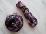 FIELD OF LAVENDER Indie-Dyed Yarn on Stained Glass DK - Purple Lamb
