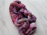 FIELD OF LAVENDER Hand-Dyed Yarn on Squiggle Sock - Purple Lamb