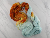 FIRE AND ICE Indie-Dyed Yarn on Squoosh DK - Assigned Pooling