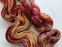 FOREST FLOOR Indie-Dyed Yarn on Stained Glass Sock - Purple Lamb