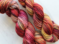 FOREST FLOOR Indie-Dyed Yarn on Stained Glass Sock - Purple Lamb