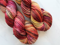 FOREST FLOOR Indie-Dyed Yarn on Stained Glass Sock - Purple Lamb