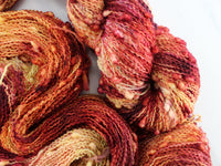 FOREST FLOOR Hand-Dyed Yarn on Squiggle Sock