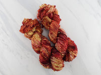 FOREST FLOOR Hand-Dyed Yarn on Squiggle Sock