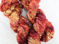 FOREST FLOOR Hand-Dyed Yarn on Squiggle Sock