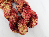 FOREST FLOOR Hand-Dyed Yarn on Squiggle Sock