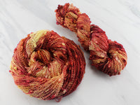 FOREST FLOOR Hand-Dyed Yarn on Squiggle Sock
