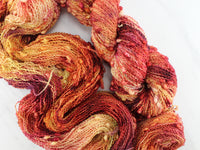 FOREST FLOOR Hand-Dyed Yarn on Squiggle Sock