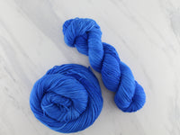 FREEDOM BLUE Hand-Dyed on Buttery Soft DK - In Solidarity with Ukraine