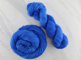 FREEDOM BLUE Hand-Dyed on Buttery Soft DK - In Solidarity with Ukraine
