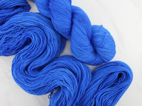 FREEDOM BLUE Indie-Dyed Yarn on Feather Sock in Solidarity with Ukraine - Purple Lamb