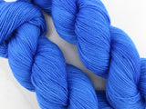 FREEDOM BLUE Indie-Dyed Yarn on Feather Sock in Solidarity with Ukraine - Purple Lamb