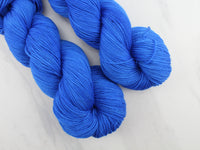FREEDOM BLUE Indie-Dyed Yarn on Feather Sock in Solidarity with Ukraine - Purple Lamb