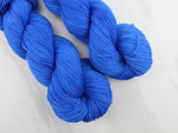 FREEDOM BLUE Indie-Dyed Yarn on Feather Sock in Solidarity with Ukraine - Purple Lamb