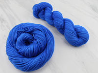 FREEDOM BLUE Indie-Dyed Yarn on Feather Sock in Solidarity with Ukraine - Purple Lamb