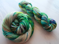 GALADRIEL'S GIFT Indie-Dyed Yarn on Squoosh DK - Purple Lamb