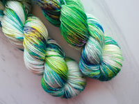GALADRIEL'S GIFT on So Silky Sock - Purple Lamb