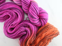 GARNET AND TOPAZ on Stained Glass Sock - Assigned Pooling Colorway