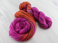 GARNET AND TOPAZ on Stained Glass Sock - Assigned Pooling Colorway