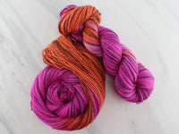 GARNET AND TOPAZ on Stained Glass Sock - Assigned Pooling Colorway