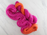 GARNET AND TOPAZ on Sock Perfection - Assigned Pooling Colorway