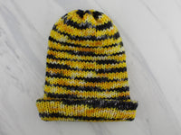 HONEY BEE Hand-Dyed Yarn on Sparkly Merino Sock - Purple Lamb