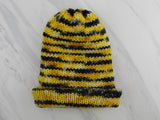 HONEY BEE Hand-Dyed Yarn on Sparkly Merino Sock - Purple Lamb
