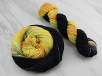 HONEY BEE Hand-Dyed Yarn on Squoosh DK - Purple Lamb