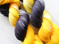 HONEY BEE on Sock Perfection - Purple Lamb