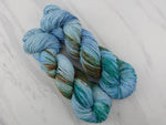 HOPE BY GEORGE WATTS Indie-Dyed Yarn on Sparkly Merino Sock - Purple Lamb