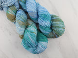 HOPE BY GEORGE WATTS Indie-Dyed Yarn on Feather Sock - Purple Lamb
