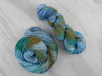 HOPE BY GEORGE WATTS Indie-Dyed Yarn on Feather Sock - Purple Lamb