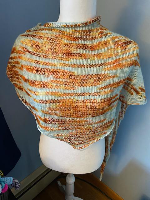 THE LONG WAY ROUND - Assigned Pooling Knitting Pattern - Purple Lamb
