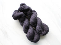 LITTLE BLACK DRESS Indie-Dyed Yarn on Sock Perfection - Purple Lamb
