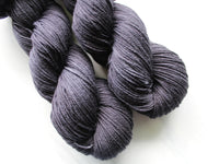 LITTLE BLACK DRESS Indie-Dyed Yarn on Sock Perfection - Purple Lamb