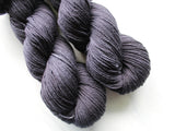 LITTLE BLACK DRESS Indie-Dyed Yarn on Sock Perfection - Purple Lamb