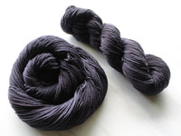 LITTLE BLACK DRESS Indie-Dyed Yarn on Sock Perfection - Purple Lamb