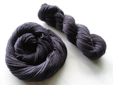 LITTLE BLACK DRESS Indie-Dyed Yarn on Sock Perfection - Purple Lamb