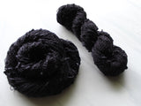 LITTLE BLACK DRESS Hand-Dyed Yarn on Squiggle Sock - Purple Lamb