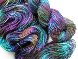 BEAUTIFUL UNIVERSE Indie-Dyed Yarn on Stained Glass Sock - Purple Lamb