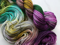 LOTHLORIEN Hand-Dyed Yarn on Stained Glass Sock - Purple Lamb