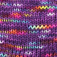 PURPLE PRISM Indie-Dyed Yarn on Sock Perfection - Purple Lamb